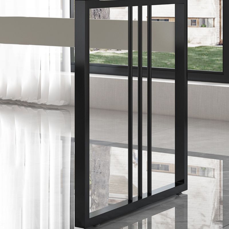 Tavolo da laptop a forma di rettangolare Scrivatura in pietra in pietra in grigio/bianco