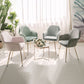 Scandinavian Style Upholstered Side Chairs Solid Back Arm Dining Chairs for Home Use Clearhalo ' kitchen&dining_furn' 'Dining Chairs' 'Dining Tables & Seating' 'dining_chair' 'furn' 'furn_dining_chair' 'Furniture' 'furniture_dining_chair' 'Kitchen & Dining Furniture' 'kitchen' 1200x1200_8d5aaaef-5fe9-4814-890f-f288a507845c