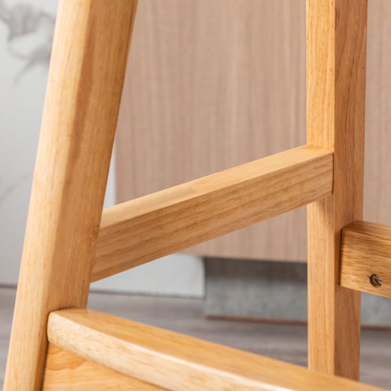 Scandinavian Style Bar-stool with Wooden Legs Round Seat Counter Stool for Kitchen Bar Clearhalo 'Bar Furniture' 'Bar Stools' 'bar_stools' 'furn' 'furn_bar_stools' 'furniture_bar_stools' 'Kitchen & Dining Furniture' 'kitchen&dining_furn' 'kitchen' 'kitchen_furn' Furniture' 1200x1200_8d5bbfc3-8330-47db-b32c-e8801e07cfa2