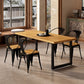 工業用のソリッドウッドダイニングテーブルセット1/5ピースキッチン用ダイニングセット
