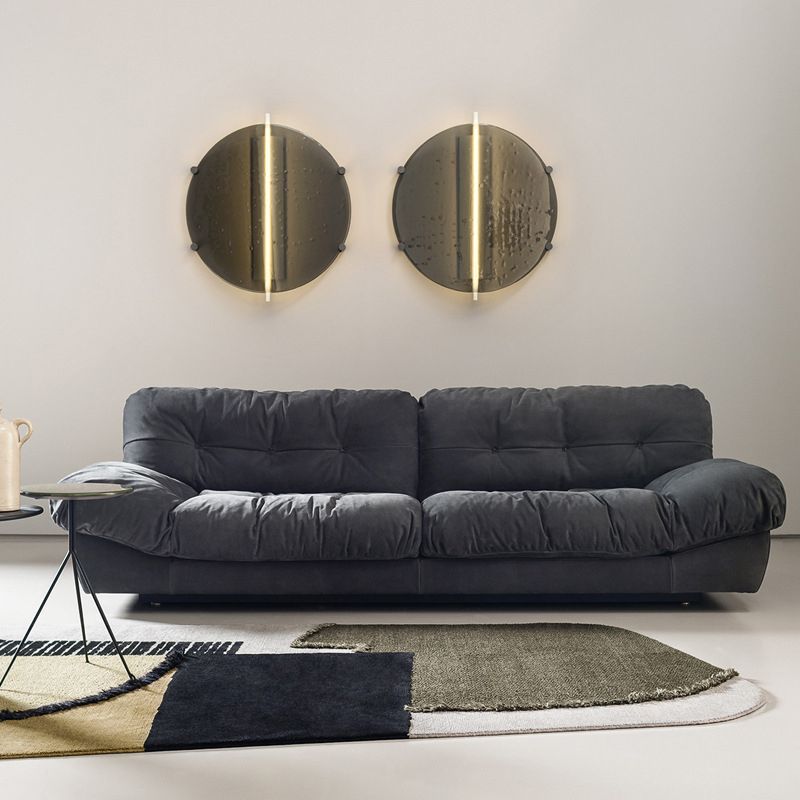 Zeitgenössischer armloser Sofa Tufted Split-Rücken-Wohnzimmersofa