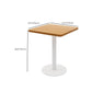 Contemporary Solid Wood Dining Table Pedestal Dining Table for Home Use