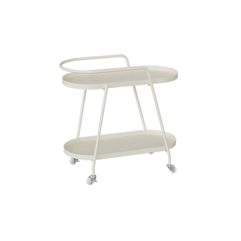 22,83 "Tavolo laterale superiore del vassoio alto Tavolo accento laterale con ruote