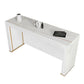Modern Bistro Bar Table Rectangle Sintered Stone Bar Table for Living Room Clearhalo 'Bar Furniture' 'Bar Tables' 'bar_tables' 'furn' 'furn_bar_tables' 'Furniture' 'Kitchen & Dining Furniture' 1200x1200_8d610fef-3206-4217-b425-193225efc586