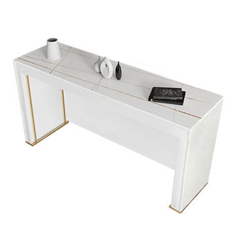 Modern Bistro Bar Table Rectangle Sintered Stone Bar Table for Living Room Clearhalo 'Bar Furniture' 'Bar Tables' 'bar_tables' 'furn' 'furn_bar_tables' 'Furniture' 'Kitchen & Dining Furniture' 1200x1200_8d610fef-3206-4217-b425-193225efc586