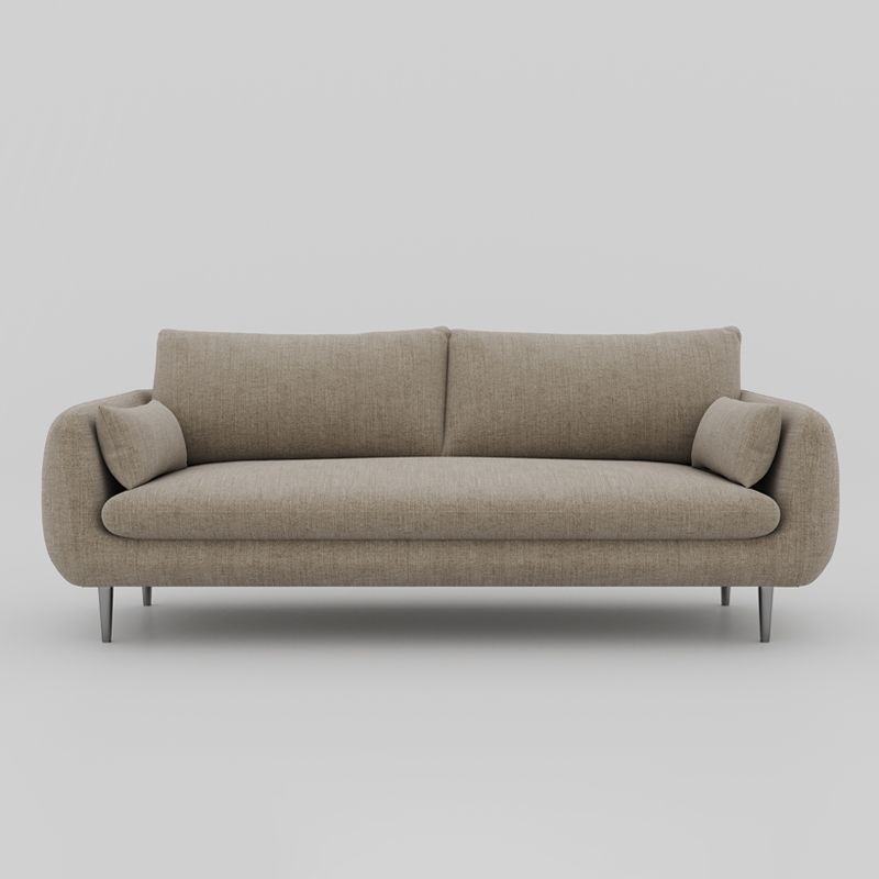 Contemporary Fabric Loose Back Sofa 31.5"High Pillow Top Arm Sofa for Apartment Clearhalo 'furn' 'furn_sofas' 'Furniture' 'furniture_sofas' 'kitchen' 'kitchen_sofas' 'Living Room Furniture' 'Sofa' 'sofas' 1200x1200_8d631b8a-2e65-45fc-b89d-b7074c3a365d