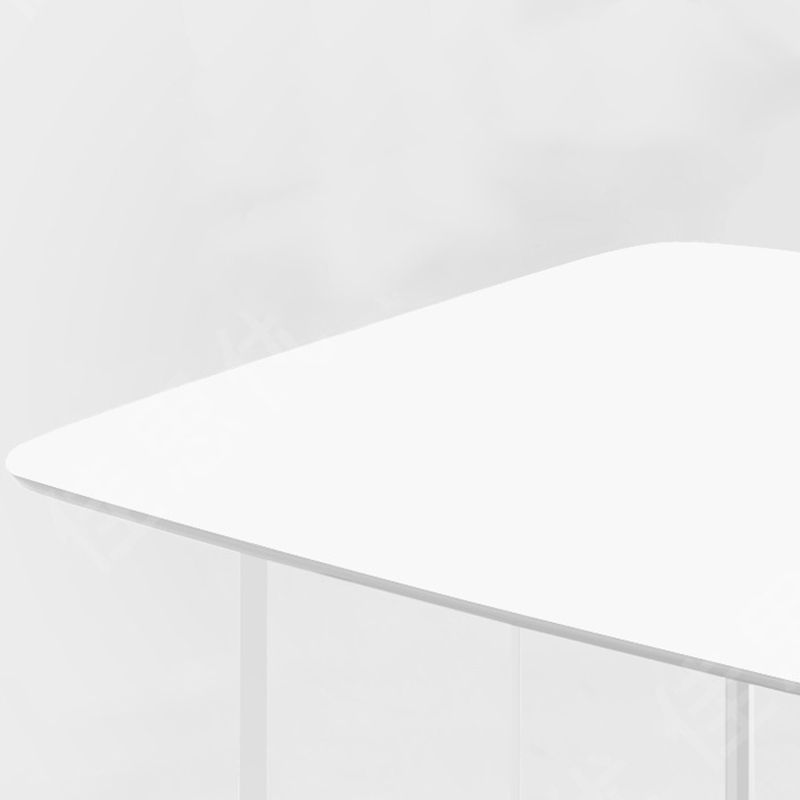 Contemporary Kitchen Dinner Table Stone Rectangle Dining Table Clearhalo 'Dining Tables & Seating' 'Dining Tables' 'dining_table' 'furn' 'furn_dining_table' 'Furniture' 'Kitchen & Dining Furniture' 1200x1200_8d63ba95-b7c5-48d6-944d-1b6782225263