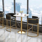 Sintered Stone Bar Table Traditional Luxury Dining Table for Kitchen Living Room Clearhalo 'Bar Furniture' 'Bar Tables' 'bar_tables' 'furn' 'furn_bar_tables' 'Furniture' 'Kitchen & Dining Furniture' 1200x1200_8d655f8a-4e0d-49fa-bfaa-757bf02d306a