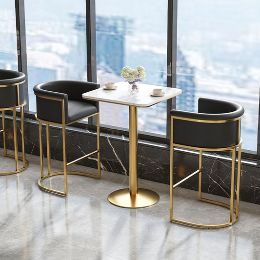 Sintered Stone Bar Table Traditional Luxury Dining Table for Kitchen Living Room