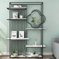11.81"W Bookcase Glam Style Open Back Bookshelf for Office Study Room Home Clearhalo 'Bookcases' 'furn' 'furn_bookcases' 'Furniture' 'furniture_bookcases' 'kitchen' 'kitchen_bookcases' 'Living Room Furniture' 'Office Furniture' 1200x1200_8d667b70-dff2-4810-8545-a08d25b3f1a1
