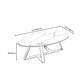 Oval Coffee Table with a Black/gold Base Made of Marble and Wrought Iron Clearhalo 'Coffee & Accent Tables' 'Coffee Tables' 'coffee_tables' 'furn' 'furn_coffee_tables' 'Furniture' 'Living Room Furniture' 1200x1200_8d685eaa-7387-4483-8c1d-1fd406cf0b36