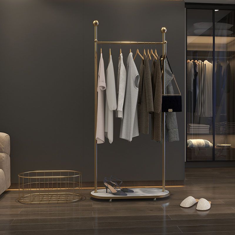 Metal Free Standing Hall Tree Contemporary Hall Stand con ganci per cappotto per il corridoio