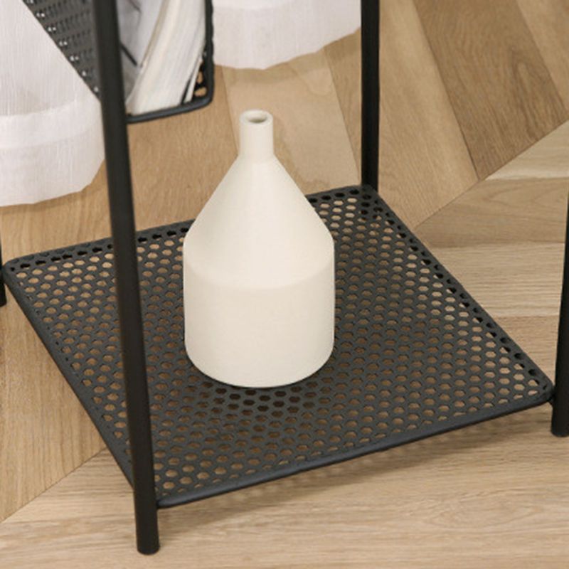 Modern Metal Bookshelf Geometric Closed Back Bookcase in Burnish Clearhalo 'Bookcases' 'furn' 'furn_bookcases' 'Furniture' 'Office Furniture' 1200x1200_8d6cc9b0-a45a-4a27-89d0-30f5edbb127f