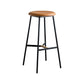 Industrial Backless Bar-stool PU Leather Bar Stool with Metal Legs Clearhalo 'Bar Furniture' 'Bar Stools' 'bar_stools' 'Furniture' 'furniture_bar_stools' 'Kitchen & Dining Furniture' 1200x1200_8d6e329d-7b37-4e55-9e11-c8514c7a4089