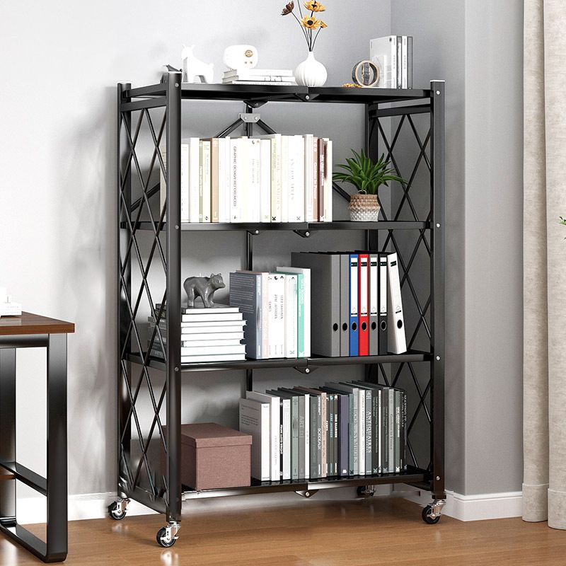 Metal Standard Bookcase Industrial Style Shelf for Home Office Clearhalo 'Bookcases' 'furn' 'furn_bookcases' 'Furniture' 'furniture_bookcases' 'kitchen' 'kitchen_bookcases' 'Living Room Furniture' 'Office Furniture' 1200x1200_8d6e601b-06e0-4b21-ba3b-6872f981f9f3