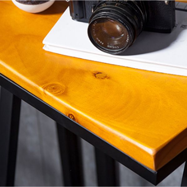 Industrial Square Counter & Bar Stool Metal Natural Counter Height Stool for Cafe Clearhalo 'Bar Furniture' 'Bar Stools' 'bar_stools' 'furn' 'furn_bar_stools' 'Furniture' 'Kitchen & Dining Furniture' 1200x1200_8d6eadcd-967d-4689-9c32-53e31960e1d8