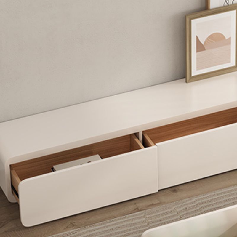 Wooden TV Media Console White TV Stand Console with 3 Drawers Clearhalo 'furn' 'furn_tv_stands_entertainment_centers' 'Furniture' 'Living Room Furniture' 'TV Stands & Entertainment Centers' 'TV Stands & Media Storage Furniture' 'tv_stands_entertainment_centers' 1200x1200_8d70c492-000b-4338-95e4-dce2b9bdd63a