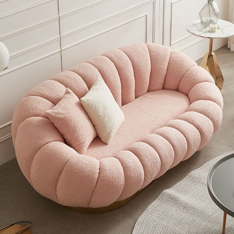 29.5" H Modern Sewn Pillow Back Slope Arm Loveseat for Living Room Clearhalo 'furn' 'furn_sofas' 'Furniture' 'Living Room Furniture' 'Sofa' 'sofas' 1200x1200_8d75772c-fc7c-4f06-9b6f-021ae9fffc75