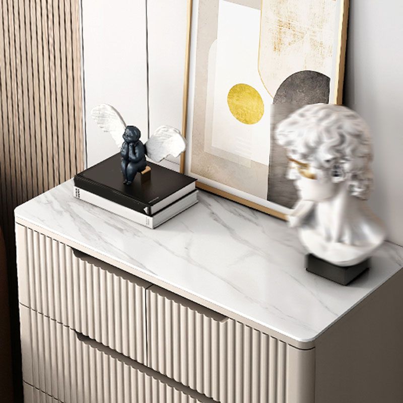 15.75-inch Height Dresser Glam Storage Chest with 4/5 Drawers Clearhalo 'Bedroom Furniture' 'Dressers & Chests' 'dressers_chests' 'furn' 'furn_dressers_chests' 'Furniture' 1200x1200_8d76218c-1c06-4b82-9da4-fa545484743e