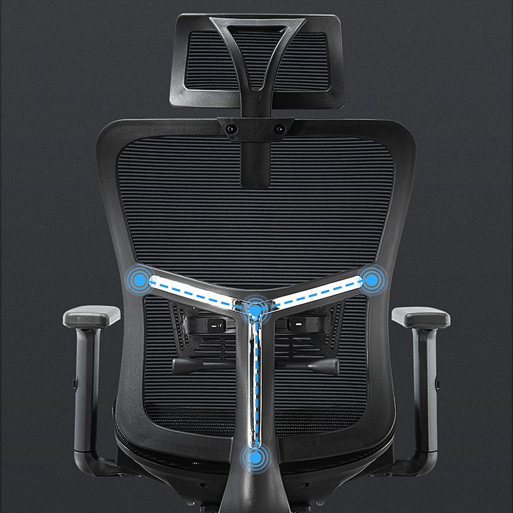 Silla de escritorio moderna Silla de computadora de malla Silla de conferencia con respaldo alto con ruedas