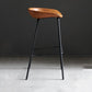 Faux Leather Armless Counter Stool Industrial Bristol Bucket Bar Chair Clearhalo 'Bar Furniture' 'Bar Stools' 'bar_stools' 'furn' 'furn_bar_stools' 'Furniture' 'Kitchen & Dining Furniture' 1200x1200_8d780091-59d0-4777-be51-6e99acb47c04