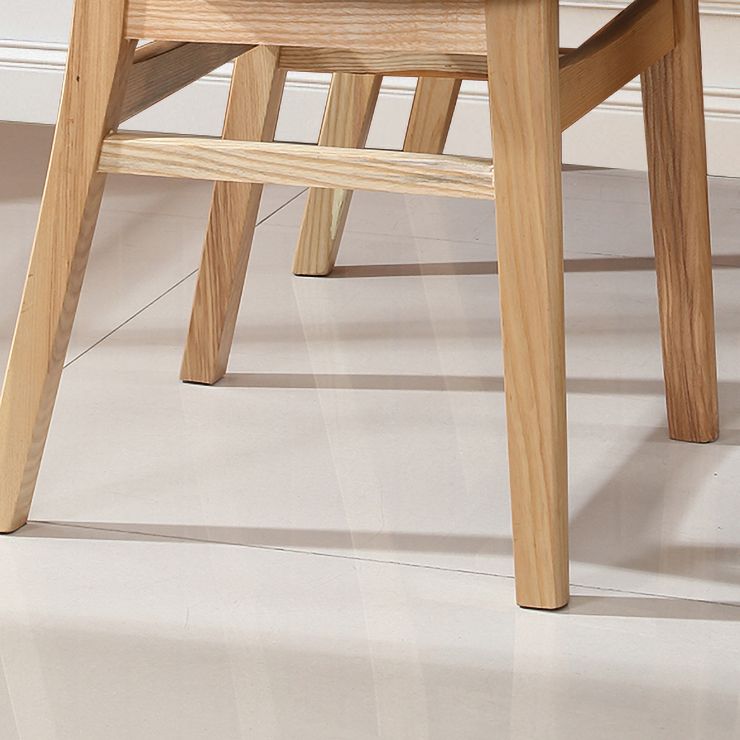 Contemporary Dining Chair 16.5'' Wide Open Side Chair with 4 Wood Legs for Home Use Clearhalo ' kitchen&dining_furn' 'Dining Chairs' 'Dining Tables & Seating' 'dining_chair' 'furn' 'furn_dining_chair' 'Furniture' 'furniture_dining_chair' 'Kitchen & Dining Furniture' 'kitchen' 1200x1200_8d7a34fa-34d7-482d-a39e-5cbc9d3024e7