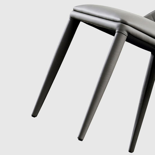 Dining Room Contemporary Dining Chair Upholstered Metal Legs Chair