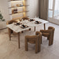 Modern Style Stone Furniture 1/5 Pcs Dining Room Table Set for Home