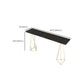 Glam Bar-height Table with Metal Base 41.3-inch Height Table Top Bar Table for Patio Clearhalo 'Bar Furniture' 'Bar Tables' 'bar_tables' 'furn' 'furn_bar_tables' 'Furniture' 'Kitchen & Dining Furniture' 1200x1200_8d824980-e1fc-4546-9833-54f91176fd4e