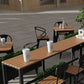 Industrial Bar Table Set 1/2/5 Pcs Rectangular Bar Table and Stools Clearhalo 'Bar Furniture' 'furn' 'furn_home_bar_bar_sets' 'Furniture' 'Home Bars & Bar Sets' 'home_bar_bar_sets' 'Kitchen & Dining Furniture' 1200x1200_8d836d49-b820-4aee-8ec7-eb144e7a132c