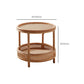 Tropical Cocktail Table Storage Round 4 Legs Coffee Cocktail Table Clearhalo 'Coffee & Accent Tables' 'Coffee Tables' 'coffee_tables' 'furn' 'furn_coffee_tables' 'Furniture' 'Living Room Furniture' 1200x1200_8d84747e-3dfb-4362-a8de-8be2e2a119b2