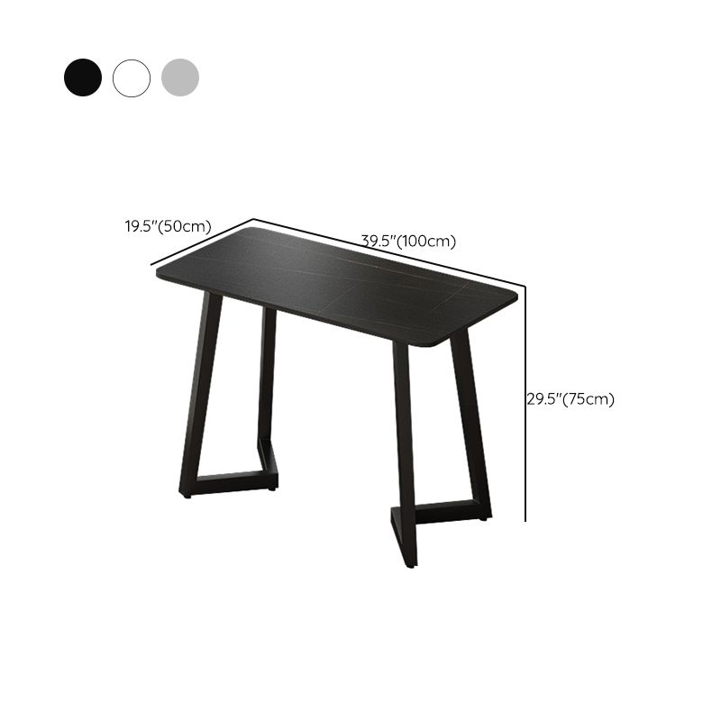 Bureau industriel rectangulaire du bureau à domicile avec des jambes en métal