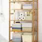 Etagere Contemporary Bookshelf Vertical Open Bamboo Shelf Bookcase for Home Clearhalo 'Bookcases' 'furn' 'furn_bookcases' 'Furniture' 'Office Furniture' 1200x1200_8d8676b8-05b4-427f-82da-b30a6ee656fa