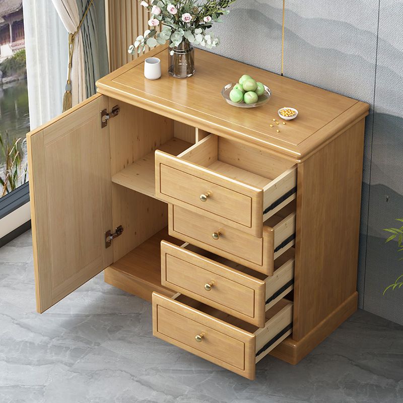 Contemporary Rectangle 1 - Door Standard with Drawer Bar Pulls Chest