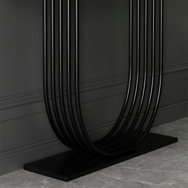 Tavolo della console in marmo glam tavolo accento console rettangolare per hall