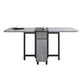 Mid-Century Modern Rectangle Dining Table Drop-Leaf Table with Solid Wood Base Clearhalo ' dining_table' 'Dining Tables & Seating' 'Dining Tables' 'furn' 'furn_dining_table' 'Furniture' 'furniture_dining_table' 'Kitchen & Dining Furniture' 'kitchen&dining_furn' 'kitchen' 'kitchen_dining_table' 1200x1200_8d88d34d-0e55-4f0d-9226-5996de22a28a