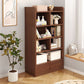 Wooden Closed Back Bookcase Modern Standard Bookshelf for Home Clearhalo 'Bookcases' 'furn' 'furn_bookcases' 'Furniture' 'Office Furniture' 1200x1200_8d895e50-0a19-4a65-bb3c-7f96c89ba685