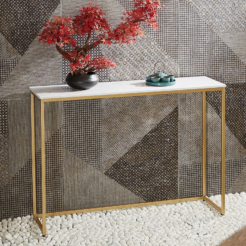Console alta 31,5 pollici Tabella 1 tavolo accento glam-scaffale per Hall