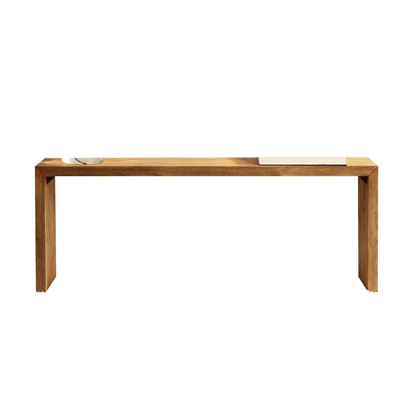 11.8" Wide Contemporary Seating Bench Solid Wood Bench with Legs Clearhalo 'Benches' 'Chairs & Seating' 'furn' 'furn_benches' 'Furniture' 'Living Room Furniture' 1200x1200_8d89c6df-1cc2-4734-9cec-5ff81a606c1d