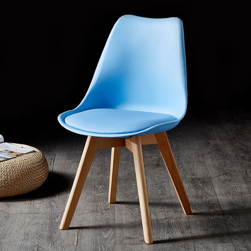 Wood Scandinavian Brasserie Side Chair Parsons Multi-color Dining Chair Clearhalo ' kitchen&dining_furn' 'Dining Chairs' 'Dining Tables & Seating' 'dining_chair' 'Furniture' 'furniture_dining_chair' 'Kitchen & Dining Furniture' 'kitchen' 1200x1200_8d8a37d5-4e82-4b3e-908d-a037814e4b96