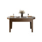 Mesa de comedor redonda moderna de piedra extensible para espacios pequeños en gris