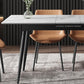 Rectangular Sintered Stone Dining Table Modern Furniture with 4 Legs for Home Clearhalo 'Dining Tables & Seating' 'Dining Tables' 'dining_table' 'furn' 'furn_dining_table' 'Furniture' 'Kitchen & Dining Furniture' 1200x1200_8d8b3b55-d794-449e-84ae-c050aaceeaf1
