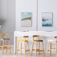Modern Milk Tea Shop Low Back Stool Matte Finish Upholstered Bar Stools Clearhalo 'Bar Furniture' 'Bar Stools' 'bar_stools' 'furn' 'furn_bar_stools' 'Furniture' 'Kitchen & Dining Furniture' 1200x1200_8d8c7029-ef83-421a-9fd2-27379062db7a