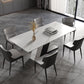 Contemporary Rectangle Table Set 1/4/5/7 Pieces Dining Set for Kitchen