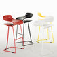 Nordic Stainless Steel Simple Barstool Low Back Indoor Tall Stool with Plastic Seat Clearhalo 'Bar Furniture' 'Bar Stools' 'bar_stools' 'furn' 'furn_bar_stools' 'Furniture' 'furniture_bar_stools' 'Kitchen & Dining Furniture' 1200x1200_8d8f5c9e-fc67-461c-9e1b-827774ca1f7f