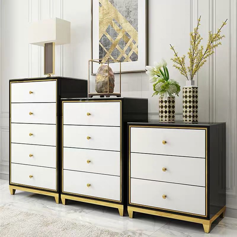 Glam Wooden Bedroom Storage Chest Vertical Chest with Drawers Clearhalo 'Bedroom Furniture' 'Dressers & Chests' 'dressers_chests' 'furn' 'furn_dressers_chests' 'Furniture' 1200x1200_8d8faf83-cba0-43de-976e-fd17045c8476