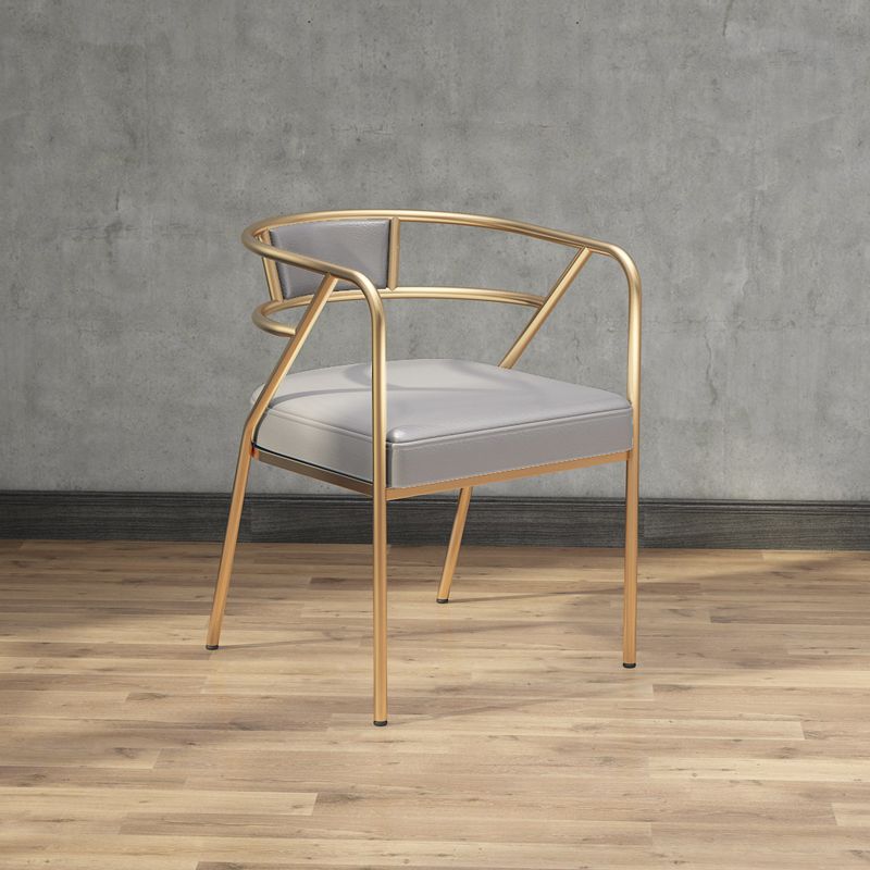 Glam Style Dining Chair Open Back Indoor Side Chair (Set of 2) Clearhalo 'Dining Chairs' 'Dining Tables & Seating' 'dining_chair' 'furn' 'furn_dining_chair' 'Furniture' 'furniture_dining_chair' 'Kitchen & Dining Furniture' 1200x1200_8d8fb9f6-ed07-4a73-bcf7-9cf41a6164e0