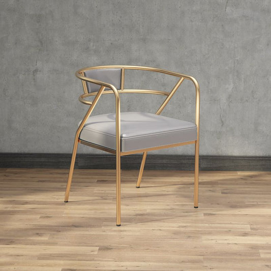 Glam Style Dining Chair Open Back Indoor Side Chair (Set of 2) Clearhalo 'Dining Chairs' 'Dining Tables & Seating' 'dining_chair' 'furn' 'furn_dining_chair' 'Furniture' 'furniture_dining_chair' 'Kitchen & Dining Furniture' 1200x1200_8d8fb9f6-ed07-4a73-bcf7-9cf41a6164e0