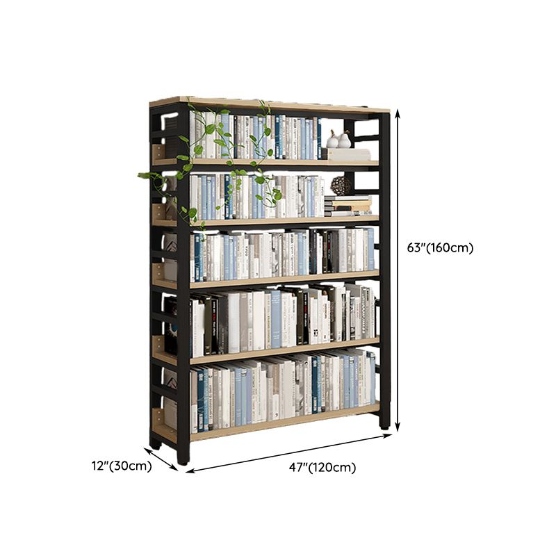 Étagères scandinaves à la bibliothèque de l'étagère à l'arrière incluses pour le bureau à domicile