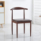 Modern Style Kitchen Leather Dining Chair Ladder Back Side Chair of 16" Wide with Metallic Base Clearhalo ' kitchen&dining_furn' 'Dining Chairs' 'Dining Tables & Seating' 'dining_chair' 'furn' 'furn_dining_chair' 'Furniture' 'furniture_dining_chair' 'Kitchen & Dining Furniture' 'kitchen' 1200x1200_8d93e137-287b-4a1e-bafa-67ea6d3490bd